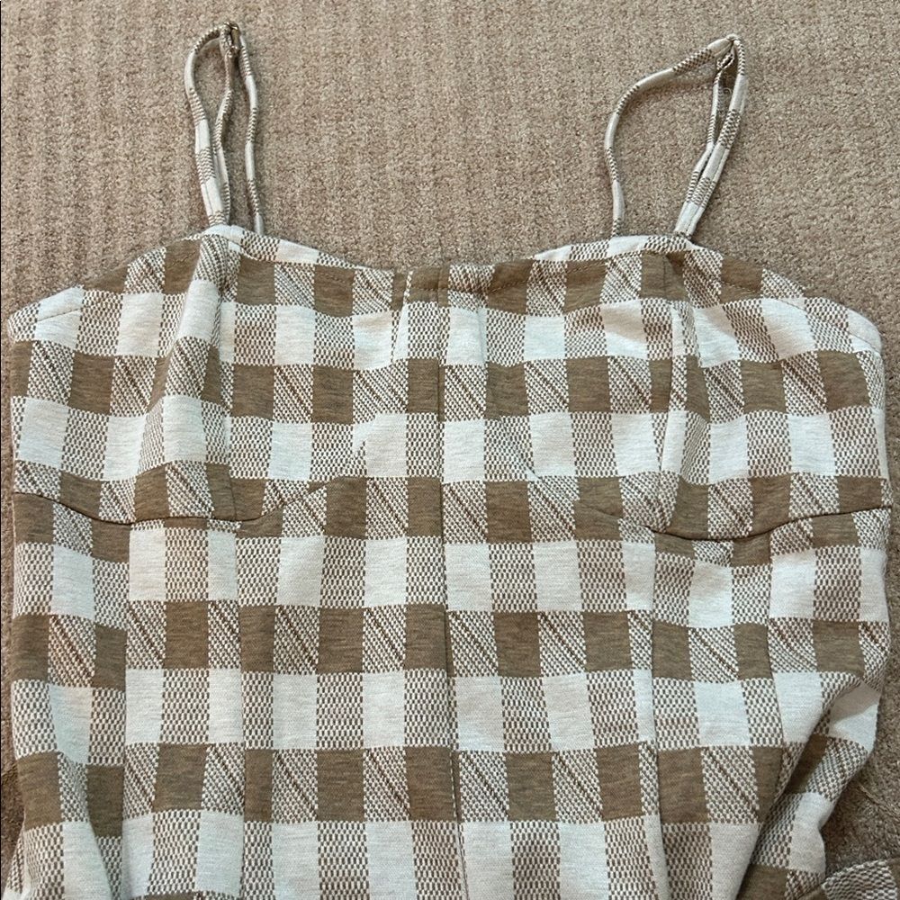 Anthropologie En Saidon Plaid Jumpsuit Size XS - Picture 9 of 14